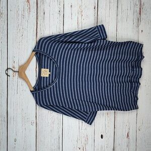 Chaser Striped Oversized Tee